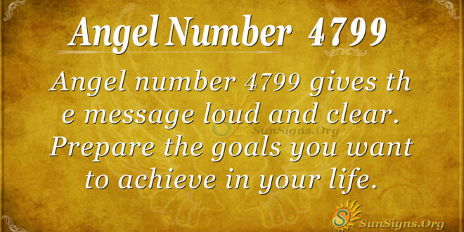 Angel number 4799