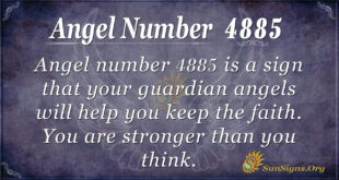 Angel number 4885