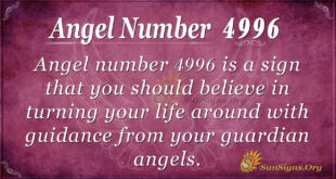 Angel number 4996