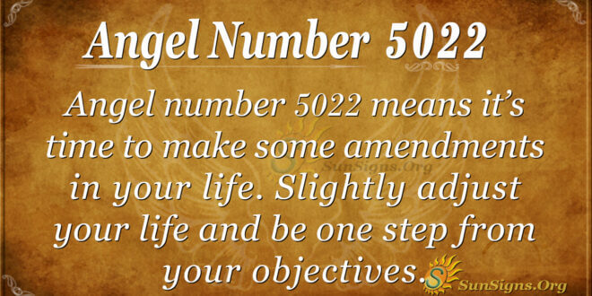 Angel number 5022
