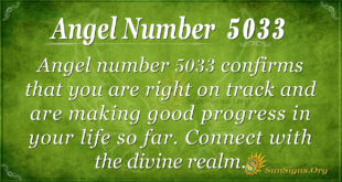 Angel number 5033