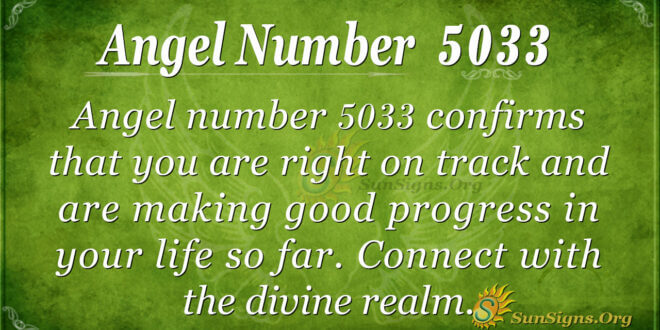 Angel number 5033