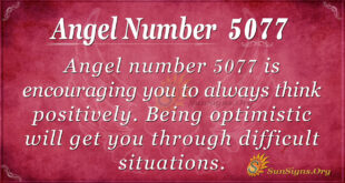 Angel number 5077