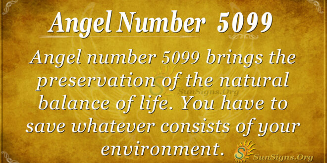 Angel number 5099