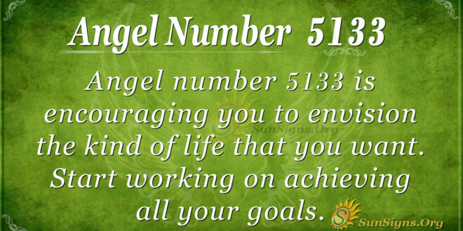 Angel number 5133