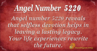 Angel number 5220
