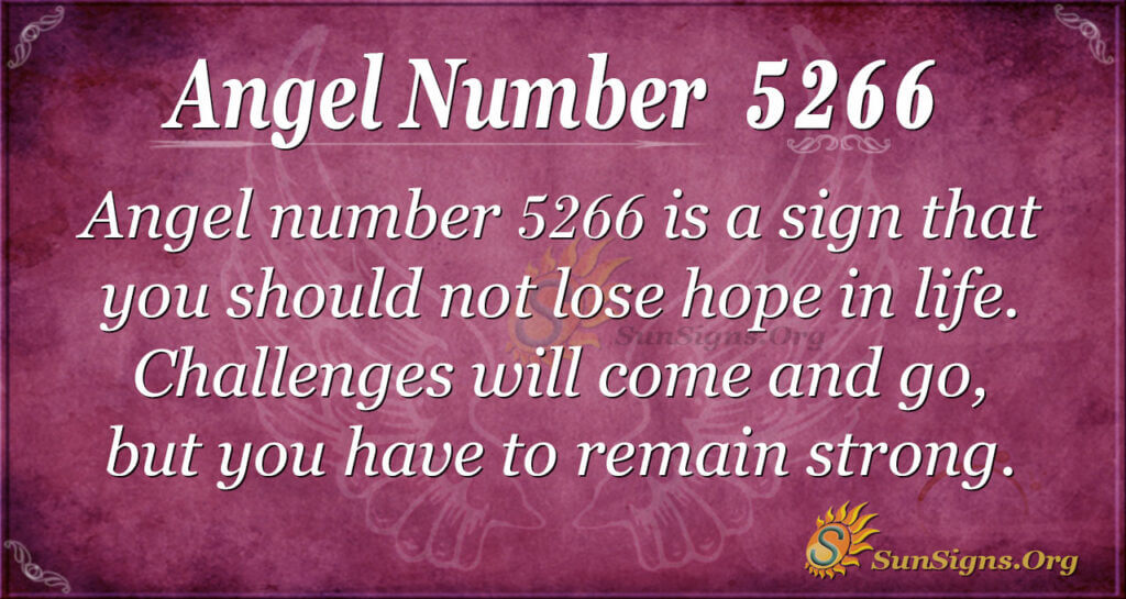 Angel number 5266