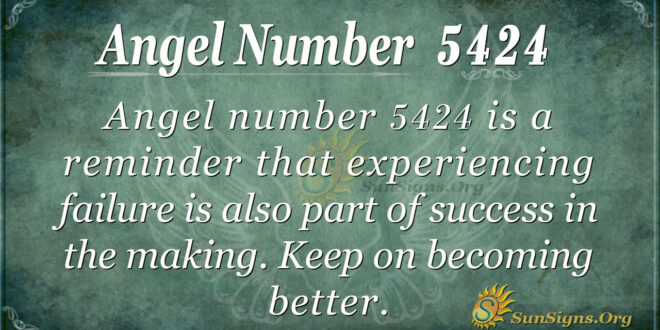 Angel number 5424