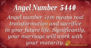 Angel number 5440