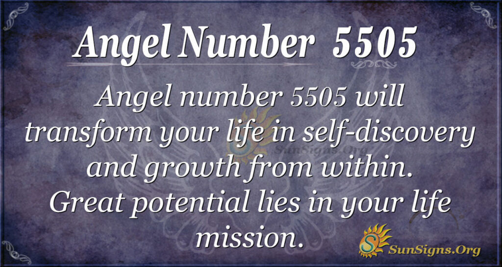 Angel Number 5505 Meaning Great Potential  SunSigns Org