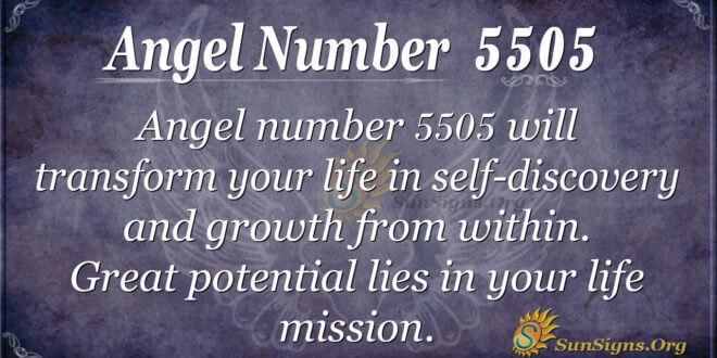 Angel number 5505