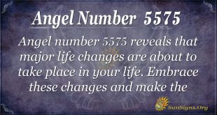 Angel number 5575