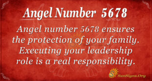 Angel number 5678