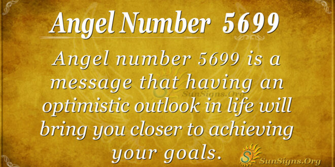 Angel number 5699