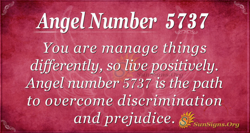 Angel number 5737