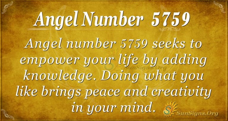 Angel Number 5759 Meaning Seek Empowerment SunSigns Org