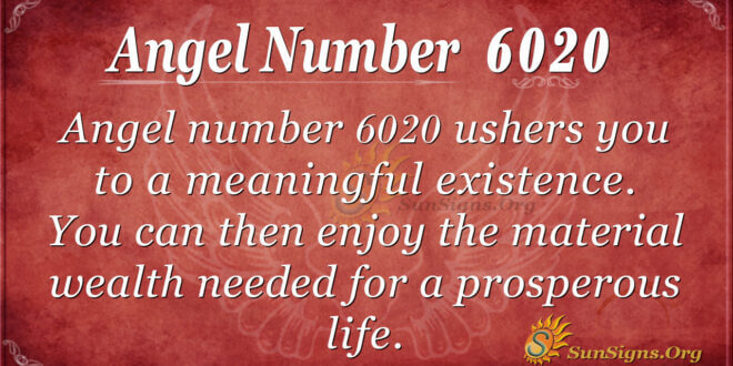 6020 angel number