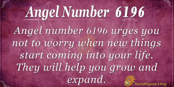 Angel number 6196