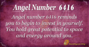 Angel number 6416