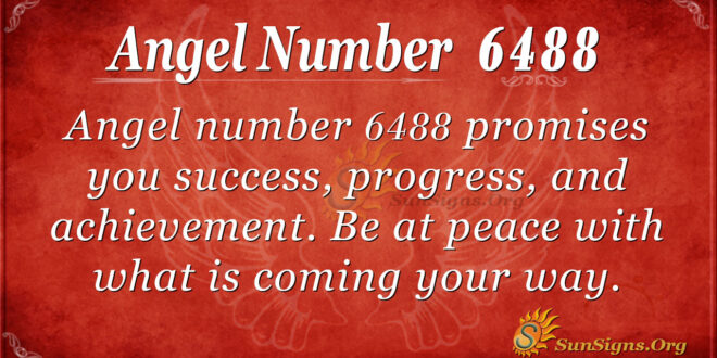 Angel number 6488