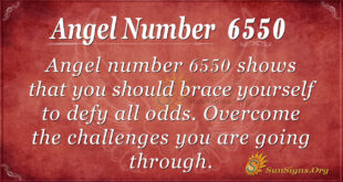 Angelnumber 6550