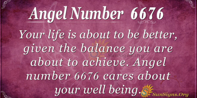 Angel number 6676