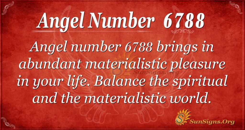 Angel number 6788