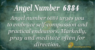 Angel number 6884