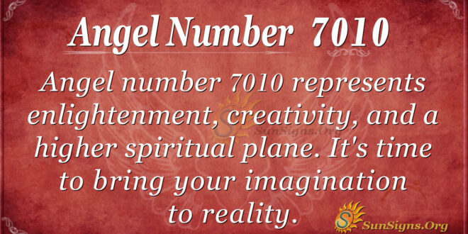 Angel number 7010