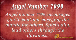 Angel number 7090