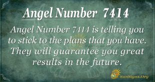 Angel number 7414