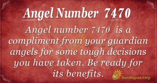 Angel number 7470