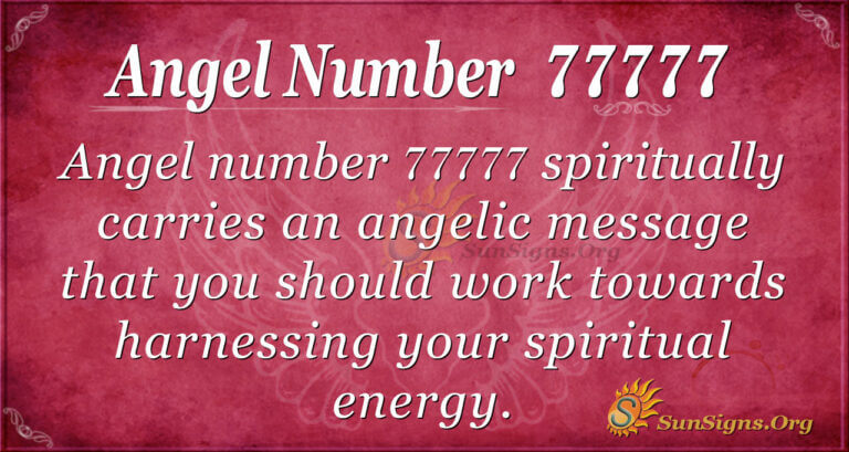 Angel Number 77777 Meaning: Spiritual Energy - SunSigns.Org