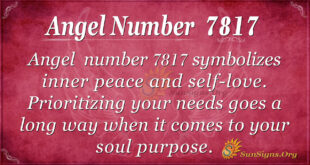 Angel Number7817