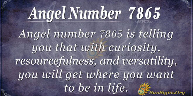 7865 angel number