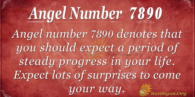 Angel number 7890