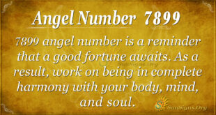 Angel number 7899