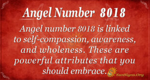 Angel number 8018