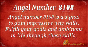 Angel number 8108