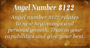 Angel number 8122