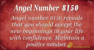 Angel number 8150