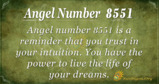 Angel Number 8551