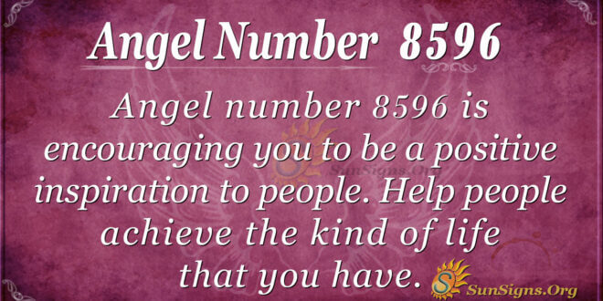Angel Number 8596