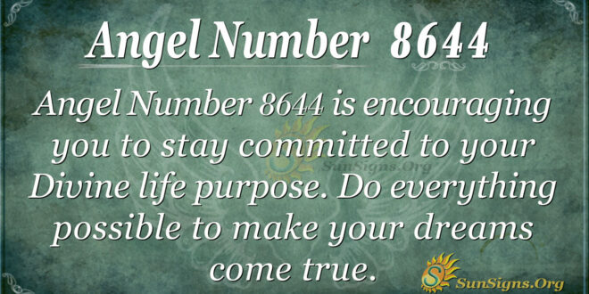 Angel Number 8644