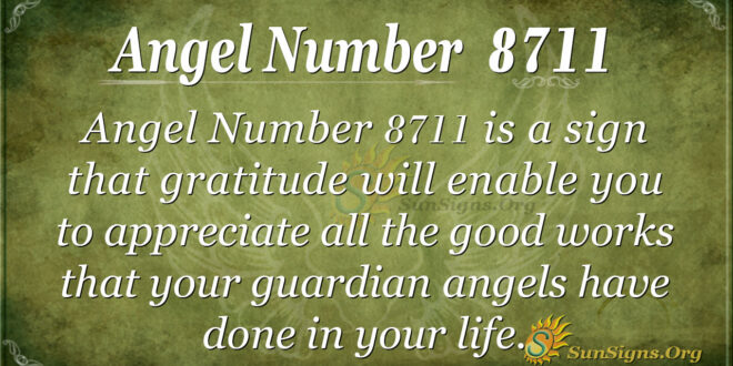 Angel Number 8711