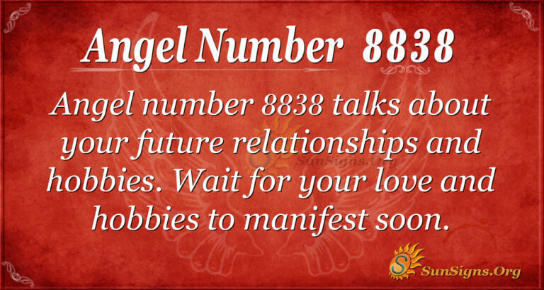 Angel Number 8838 Meaning: Happiness is Your Portion | SunSigns.Org