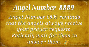 Angel number 8889