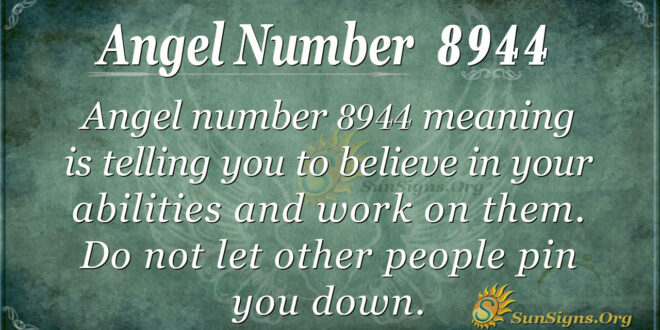 Angel Number 8944