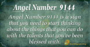 Angel Number 9144