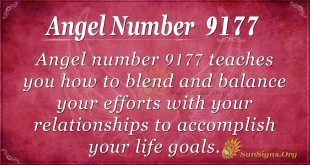 Angel number 9177